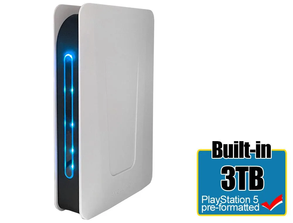 Avolusion Avolusion PROT5-WH-3TB-PS5 3TB portable hard drive — product photo