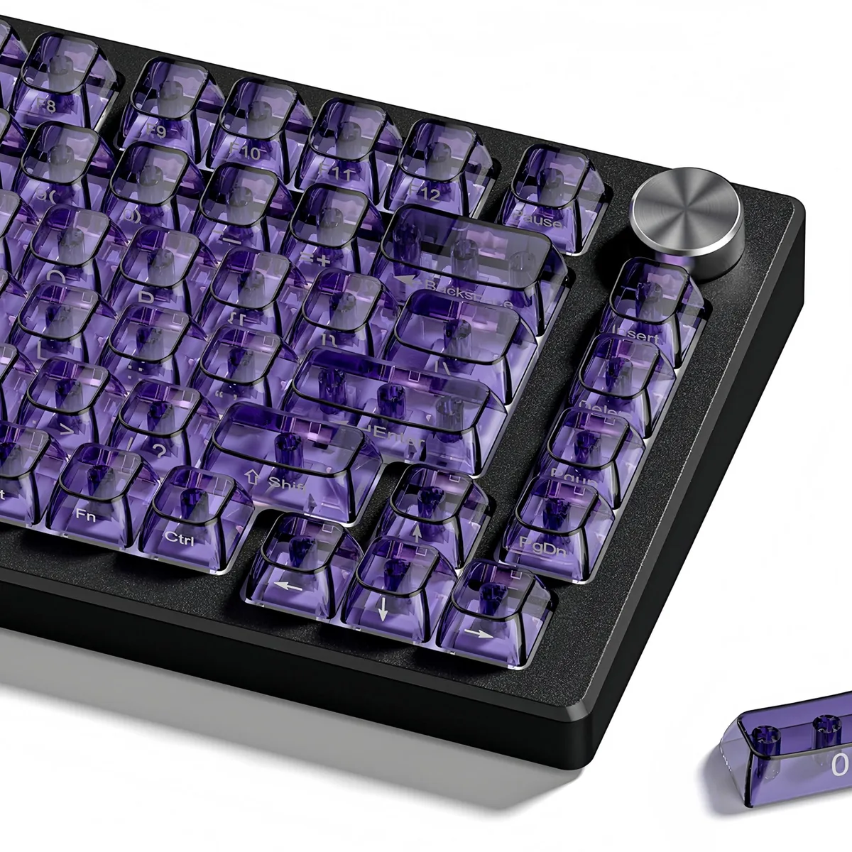 Womier Womier Purple Clear MDA Keycaps 115-Key Side Printed — product photo