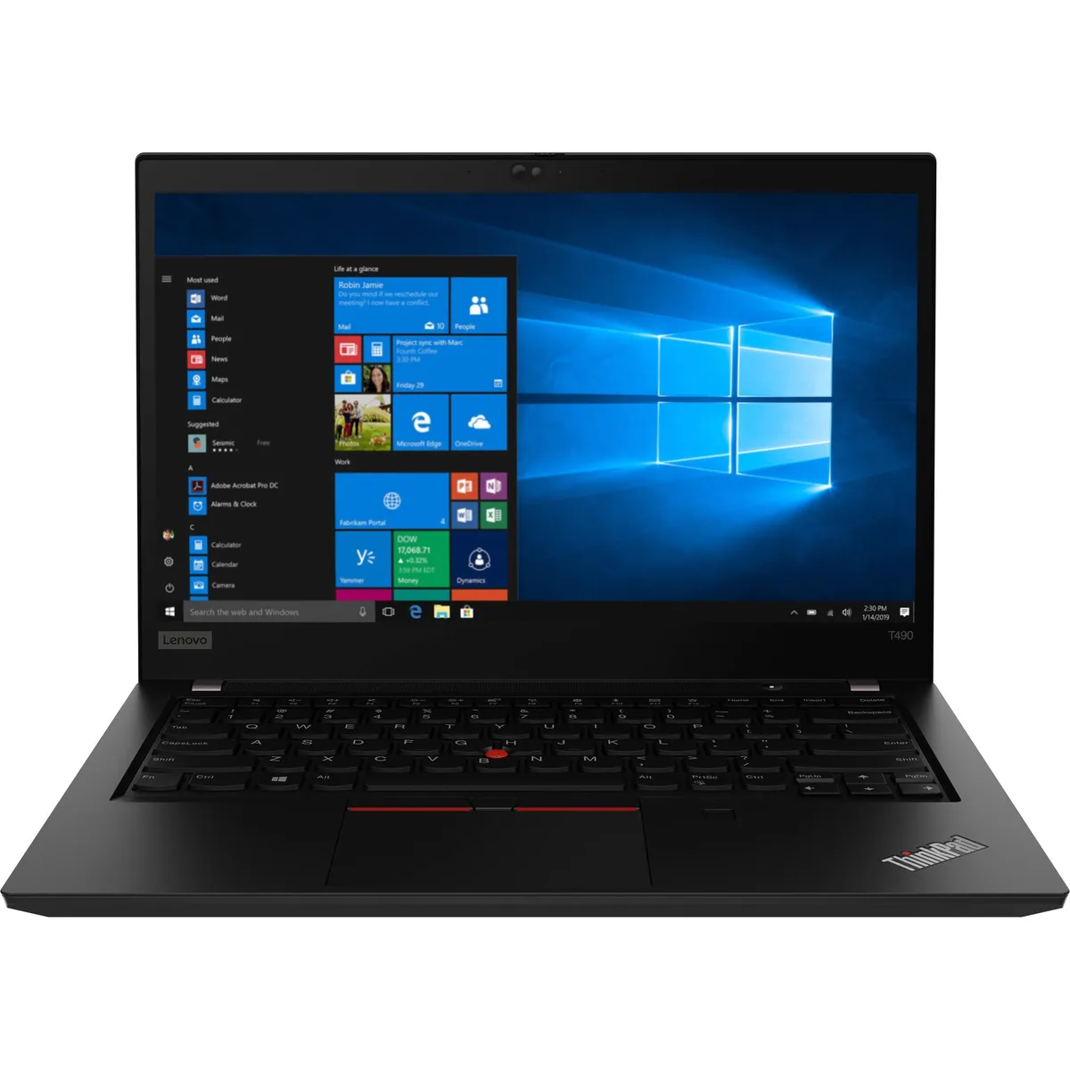 Lenovo Lenovo ThinkPad T490 laptop i5-8265U 12GB 1TB PCIe SSD 14.0" HD — product photo