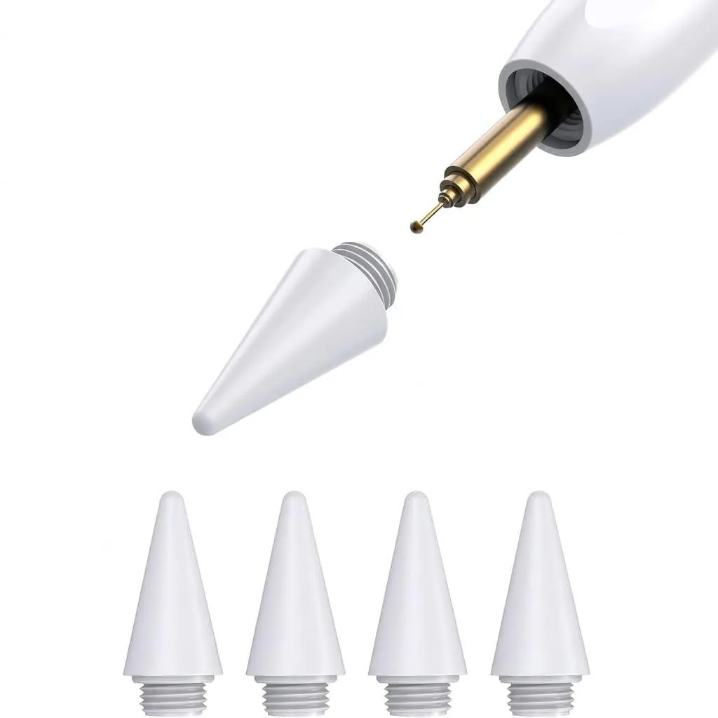  DEGGE ID716 Stylus Nibs 4 Pack White — product photo