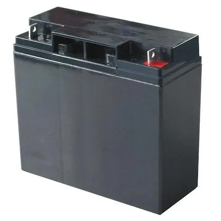 Rectangular black ABS battery with top bolt terminals