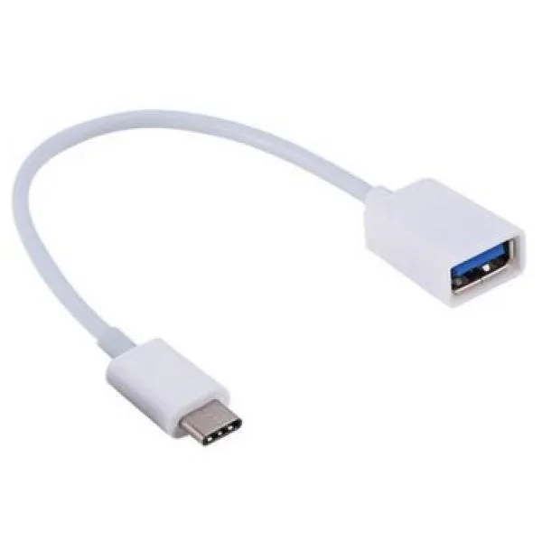 TECH CRAFT TECH CRAFT USB 3.0 On-The-Go Adapter USB A Female to USB C Male Black — product photo