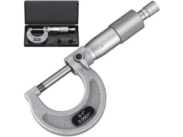 Manw Manw Outside Micrometer 0-1" .0001" Graduation Grey Case — product photo