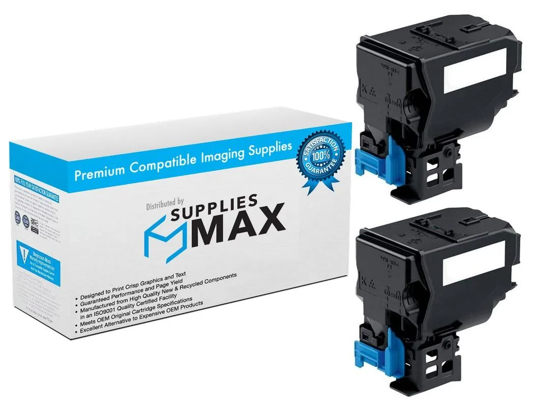 SuppliesMax SuppliesMax Black Toner Cartridge 2-Pack 13000 Pages TN-P49K — product photo