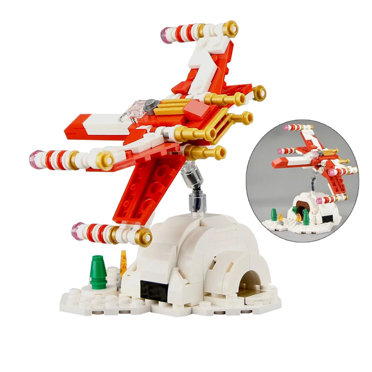 ZITIANYOUBUILD ZITIANYOUBUILD MOC-40692 Christmas Fighter 207-Piece Building Set — product photo