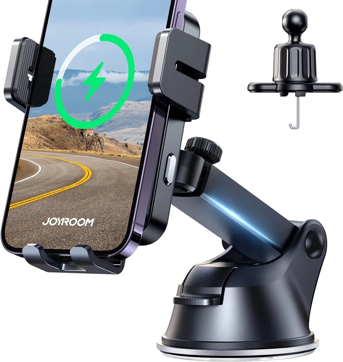 PISKEKAT PISKEKAT ZS219 15W Wireless Car Charger Mount — product photo