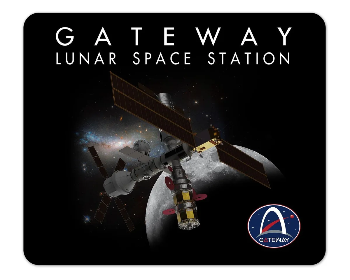 Future of Flight Future of Flight NASA Gateway Lunar Orbit Space Station Mouse Pad 1/4 Thick — product photo
