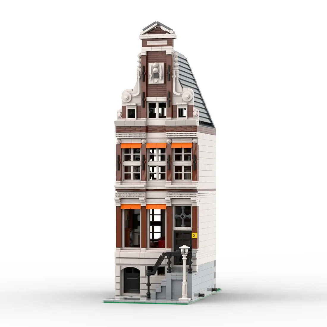 ZITIANYOUBUILD ZITIANYOUBUILD MOC-138420 Amsterdam Street Housing 2546PCS Building Set — product photo