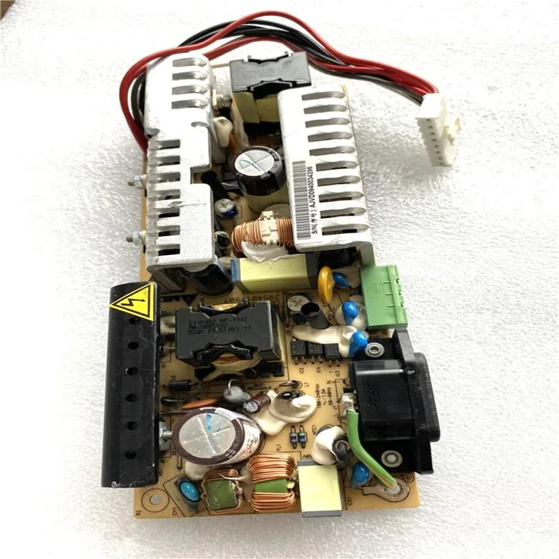 Rectangular ATX power supply unit in metal casing