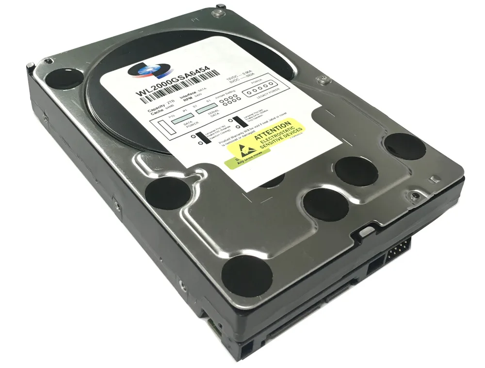 GoHardDrive GoHardDrive WL2000GSA6454-PUR 2TB 64MB 5400RPM SATA 6.0Gb/s 3.5" internal hard drive — product photo