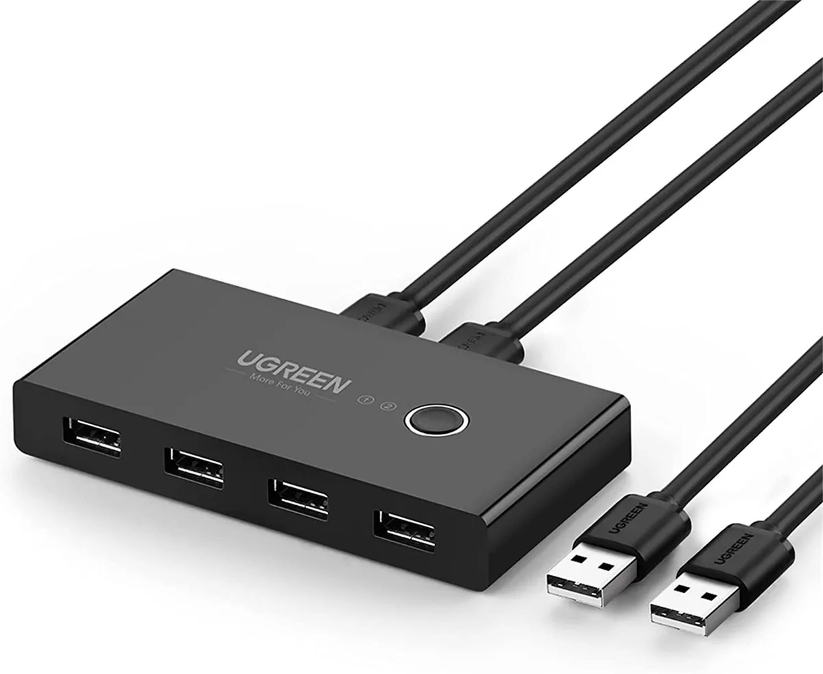 FOCUSTEC FOCUSTEC 2-Port 4-Device USB 2.0 KVM Switch — product photo