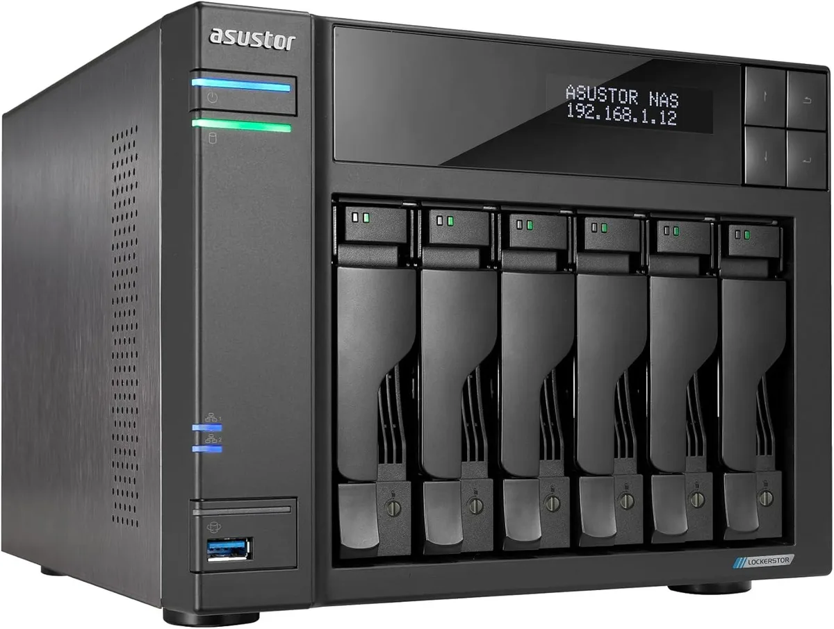 ASUSTOR ASUSTOR AS6706T v2 6-Bay NAS 8GB DDR4 — product photo