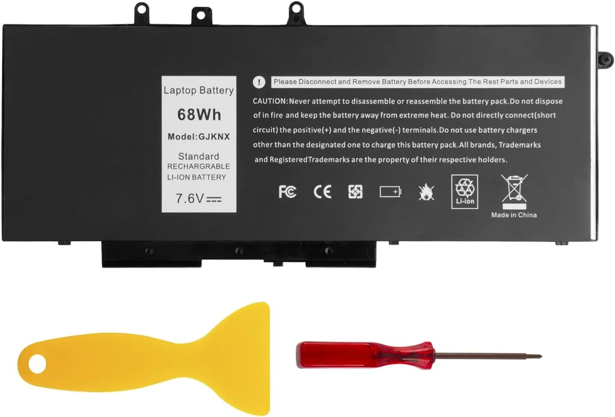 TAURKENAM TAURKENAM 68Wh GJKNX laptop battery for Dell Latitude 5480 5580 5280 5288 5488 5490 E5280 E5288 E5480 E5580 — product photo