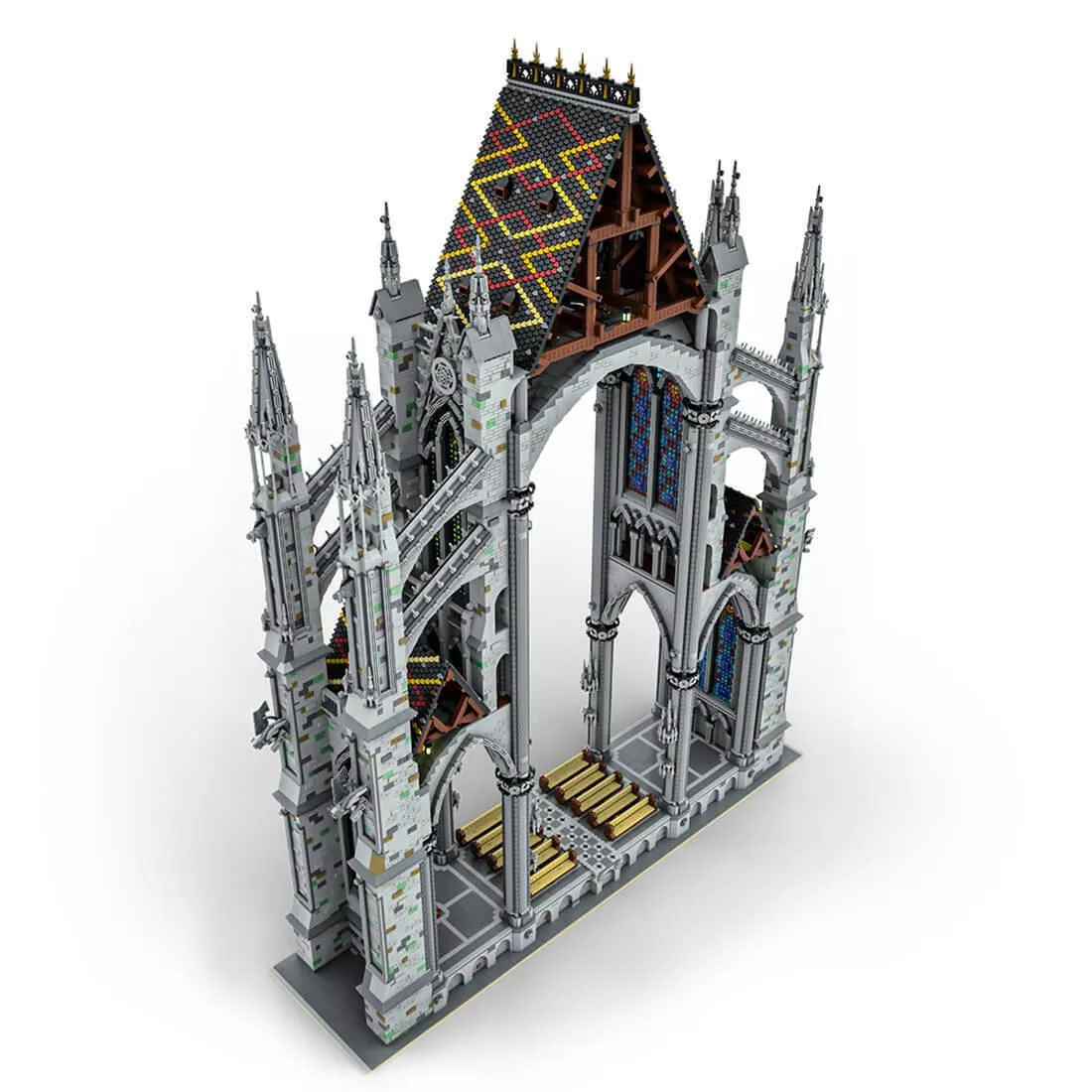 ZITIANYOUBUILD ZITIANYOUBUILD MOC-172185 Gothic Cathedral 1:42 Scale 41101 Parts 1.34m High Educational — product photo