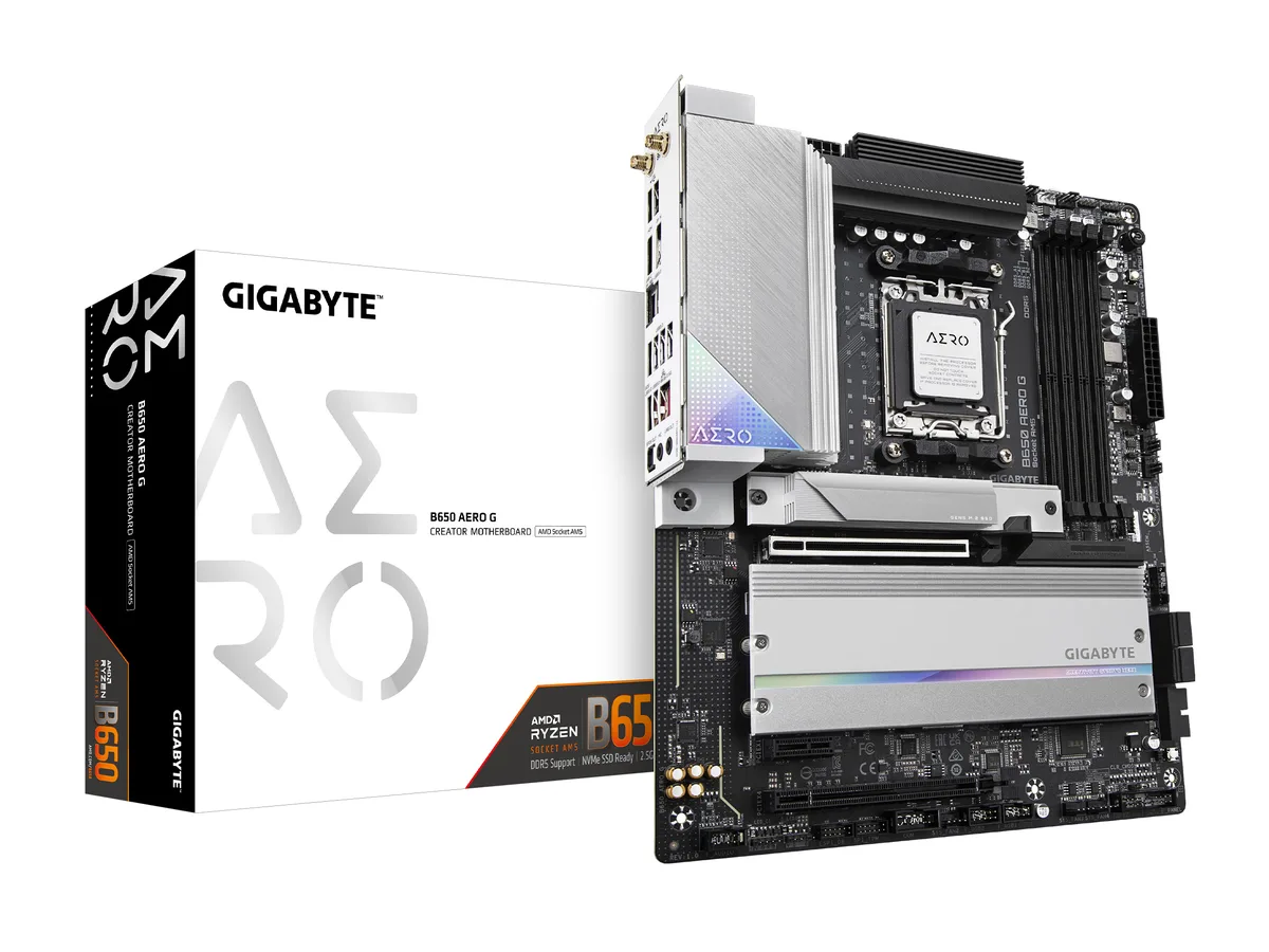 GIGABYTE GIGABYTE B650 AERO G AMD motherboard — product photo