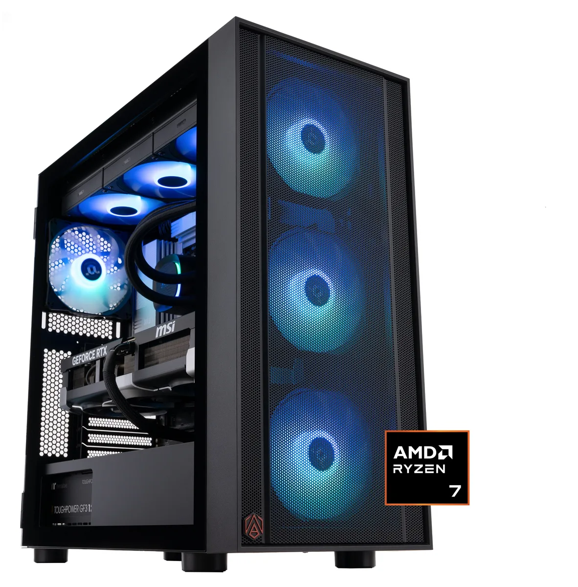 ABS ABS ER9800X3D50903 gaming PC refurbished Ryzen 7 9800X3D RTX 5090 32GB 2TB — product photo