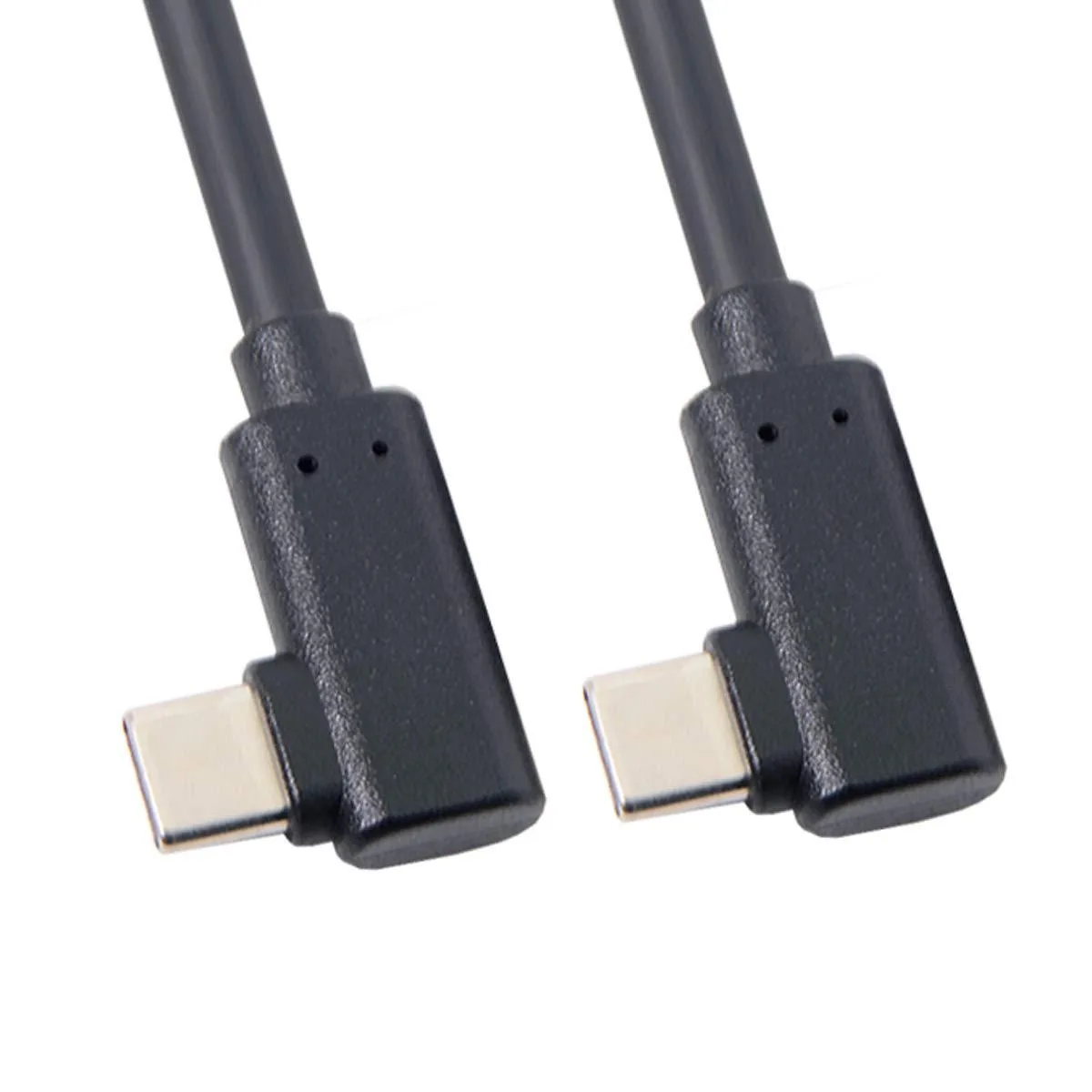 Vszerda Vszerda USB-C to USB-C cable 10Gbps 65W dual 90° angled 1m — product photo