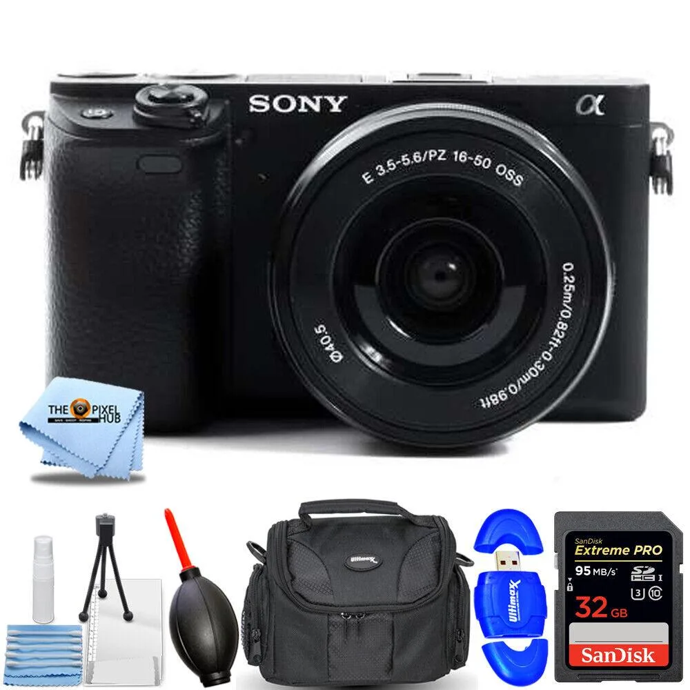 Sony Sony Alpha a6400 compact mirrorless camera 16-50mm Essential 32GB Bundle — product photo
