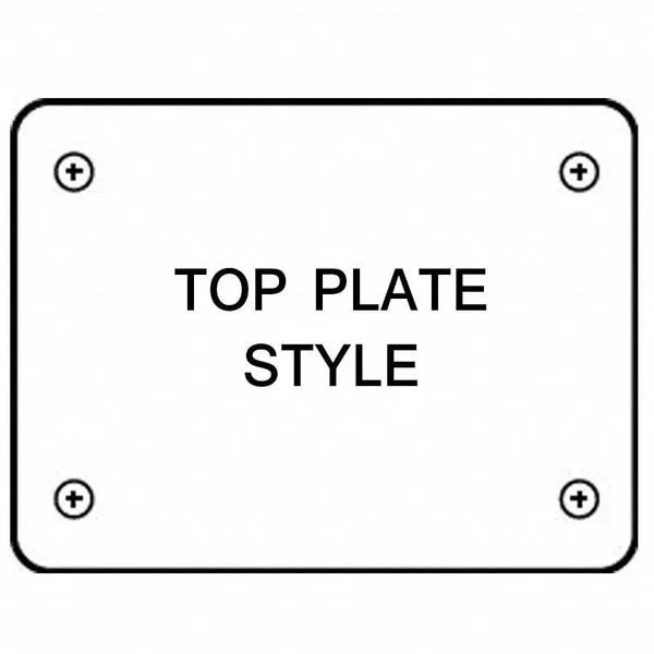 Zoro Select 3 inch swivel plate caster with grey rubber wheel and metal mounting plate
