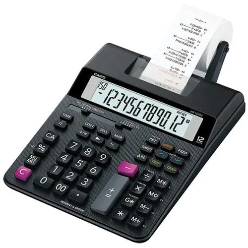 CASIO CASIO HR200RC 12-Digit Printing Calculator Educational Supply — product photo