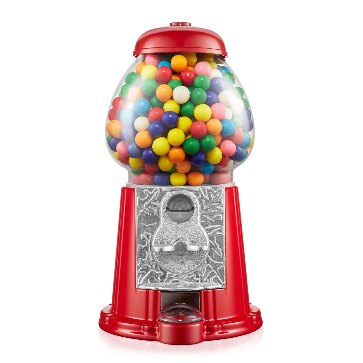 Olde Midway Olde Midway 12" Gumball Machine Red Glass Globe Metal Base — product photo
