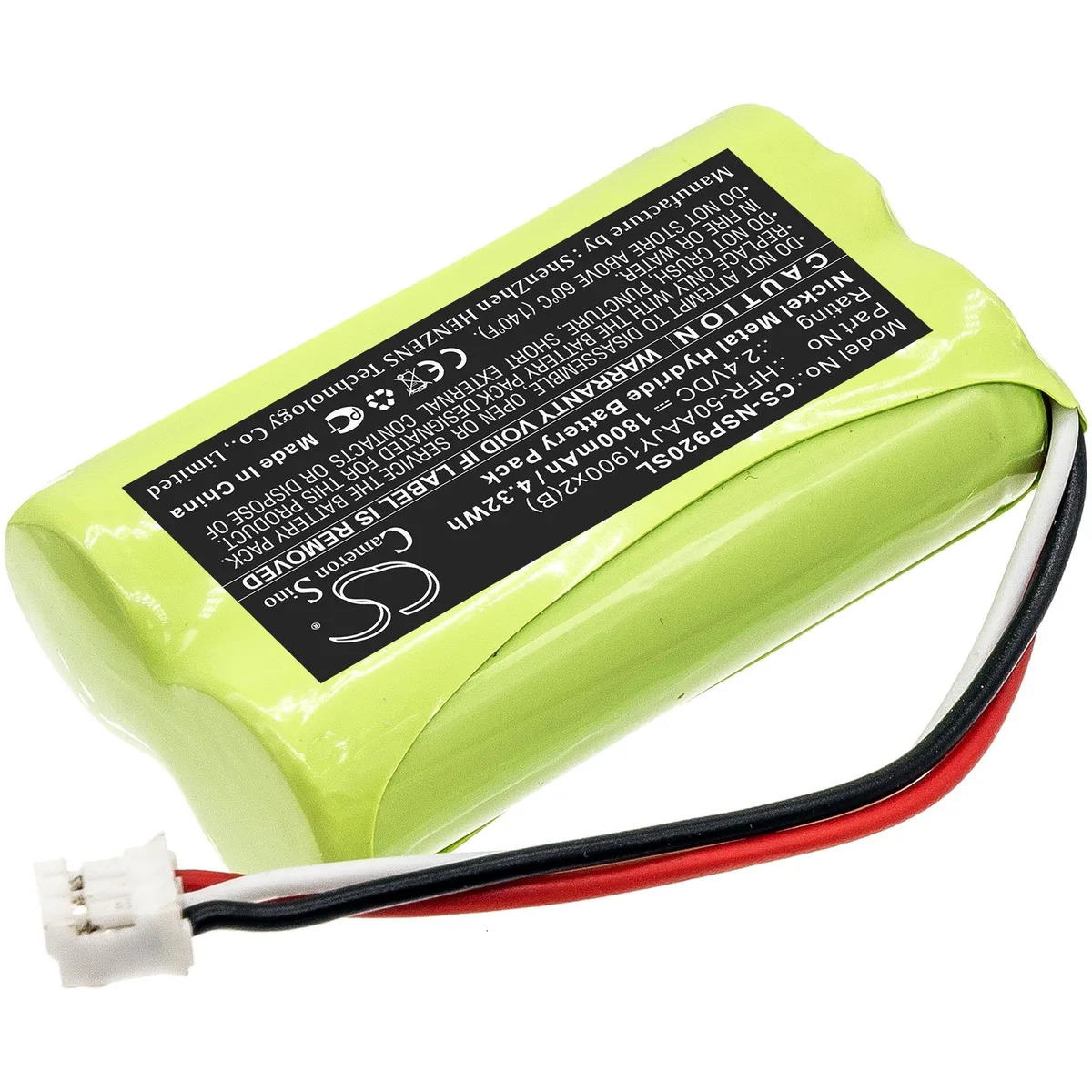 Estry Estry Battery Replacement for Shield Controller P2920 2.4V 1800mAh — product photo