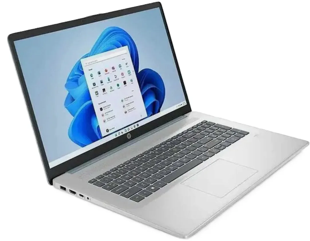 HP HP 17-CP2332DS laptop AMD Ryzen 3 7320U 8GB LPDDR5 256GB SSD 17.3" touchscreen Moonlight Blue — product photo