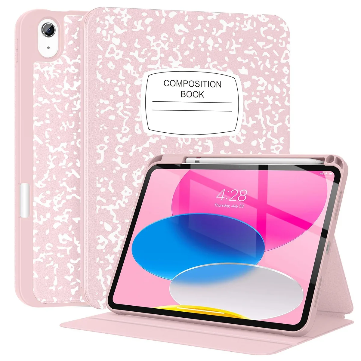  Speck iPad 11th/10th Gen Folio Case with Pencil Holder Pink — product photo