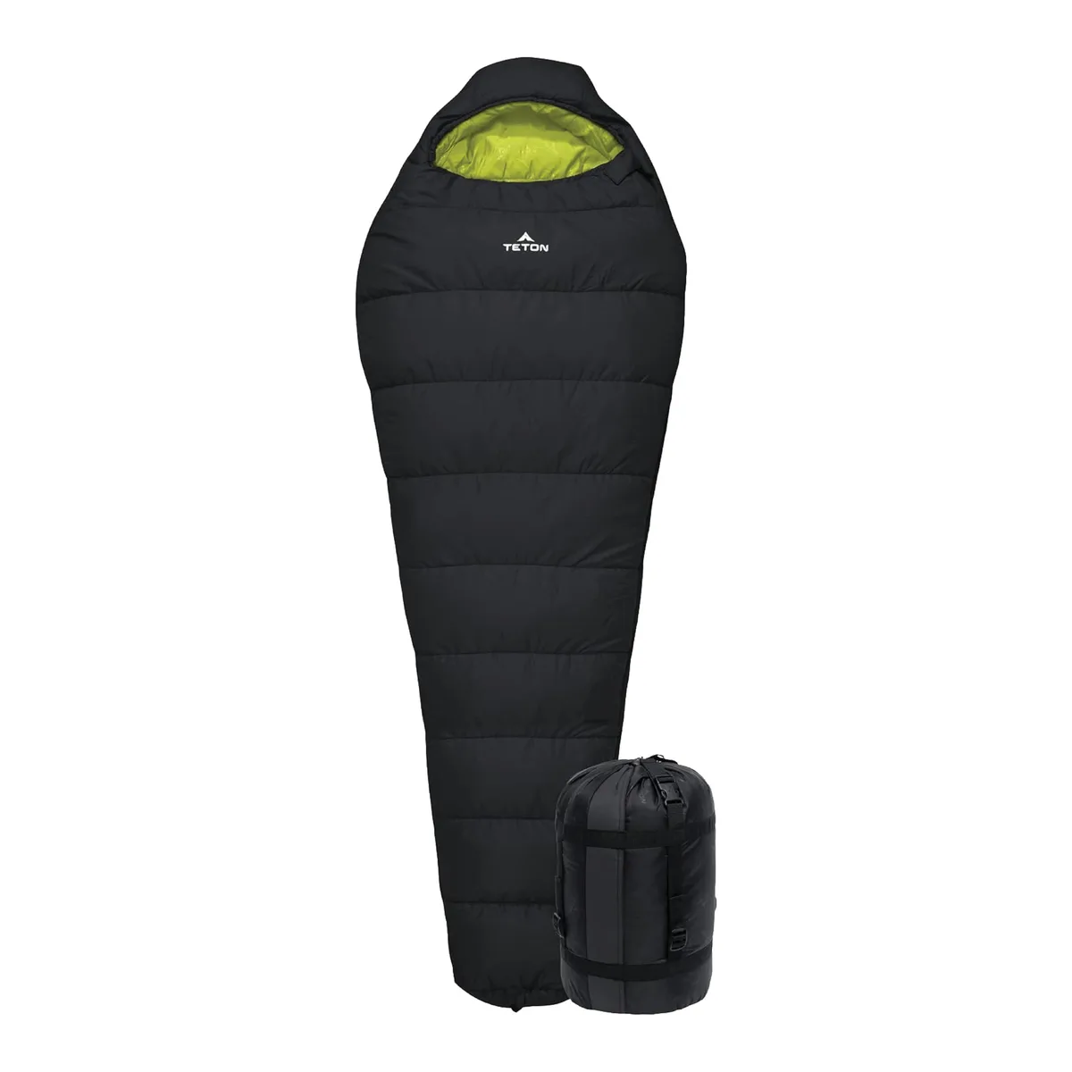  Teton Sports LEEF 0F Mummy Sleeping Bag 2205LSBLSG Black/Sage — product photo