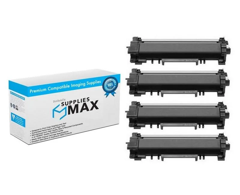 SuppliesMax SuppliesMax TN-760J 4-pack black toner cartridge 6000 pages — product photo