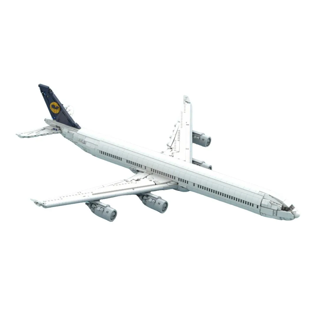 ZITIANYOUBUILD ZITIANYOUBUILD A340-600 Passenger Aircraft Building Blocks Set 2495PCS MOC-237688 & 236336 — product photo