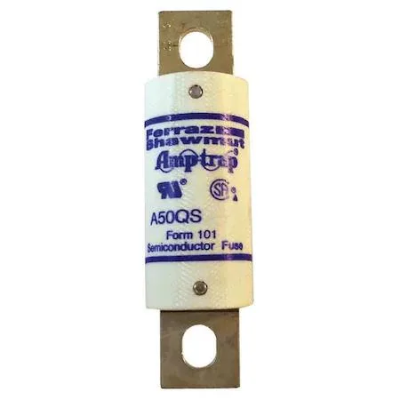 Mersen Mersen A50QS80-4 Semiconductor Fuse 80A 500V AC Bolt-On video accessory — product photo