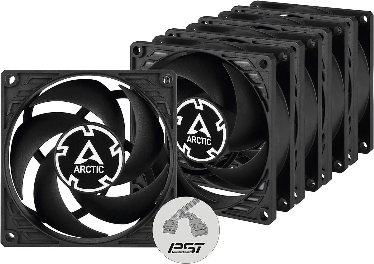 ARCTIC ARCTIC P8 PWM PST 5 Pack 80 mm Case Fan — product photo
