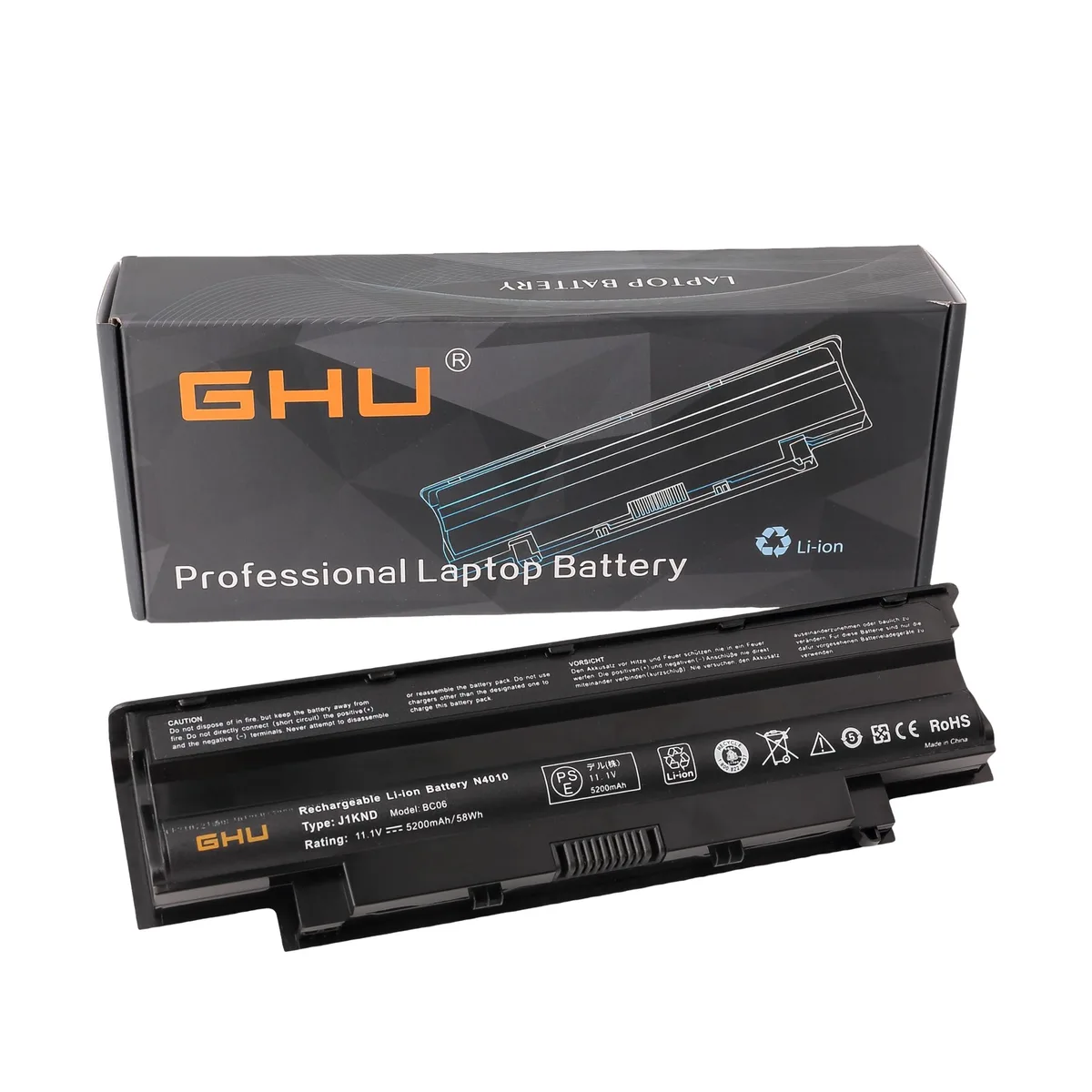 Bolton Technical Bolton Technical 58 Wh battery for Dell Inspiron 3420 3520 13R 14R N5010 N7010 — product photo