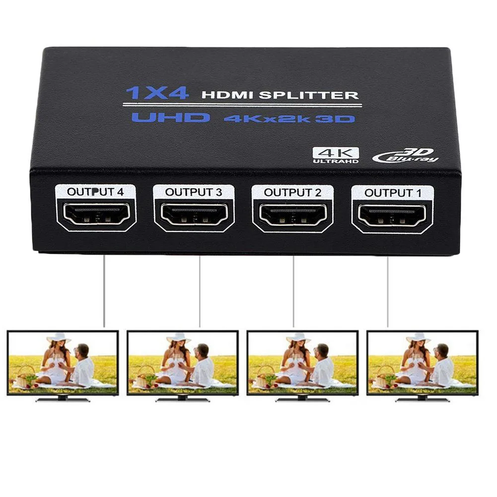 LUOM LUOM OZF4 1×4 HDMI Splitter 1.4b 4K@30Hz Powered — product photo