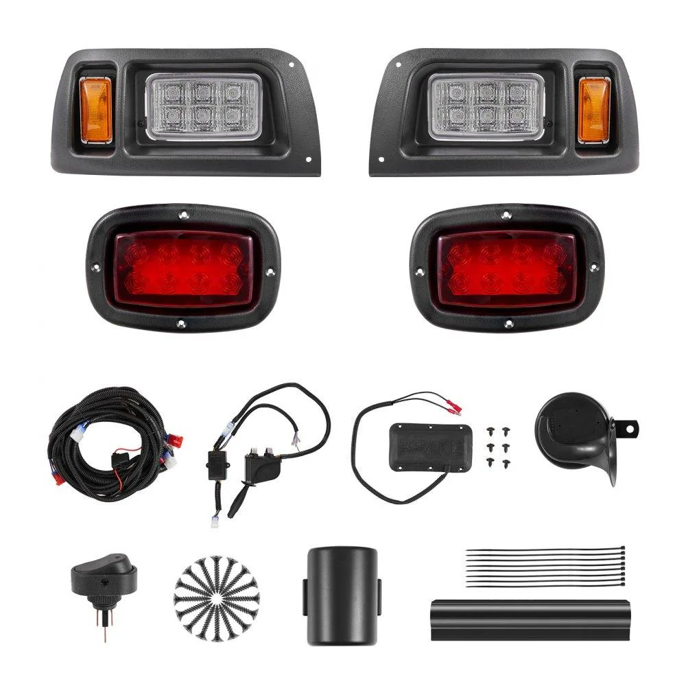 VEVOR VEVOR 12V Golf Cart LED Headlight Tail Light Kit Legal Street Club Car DS 1993-Up — product photo
