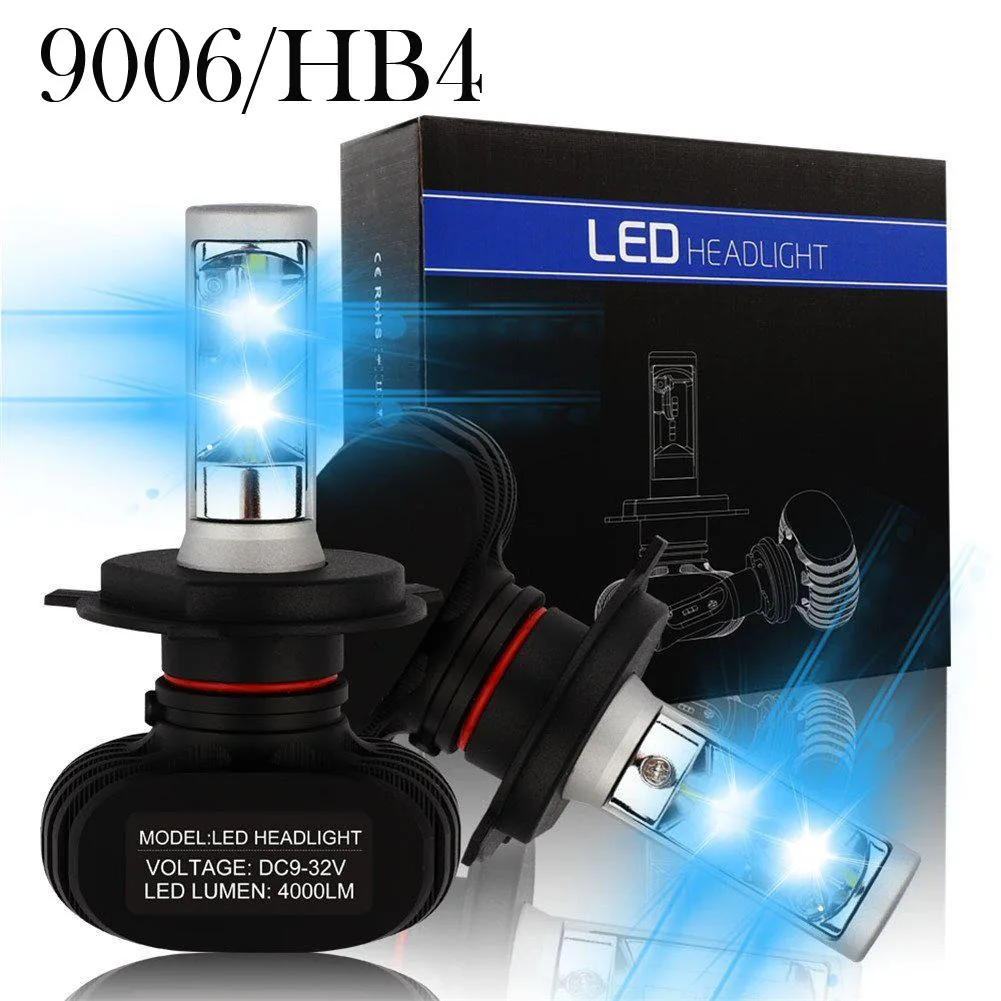 WRIARICH WRIARICH 9006/HB4 LED Headlight Bulbs 6500K 8000LM Set — product photo