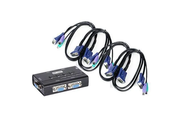 LORDWORLD LORDWORLD 460SL 4-Port VGA KVM Switch PS/2 — product photo