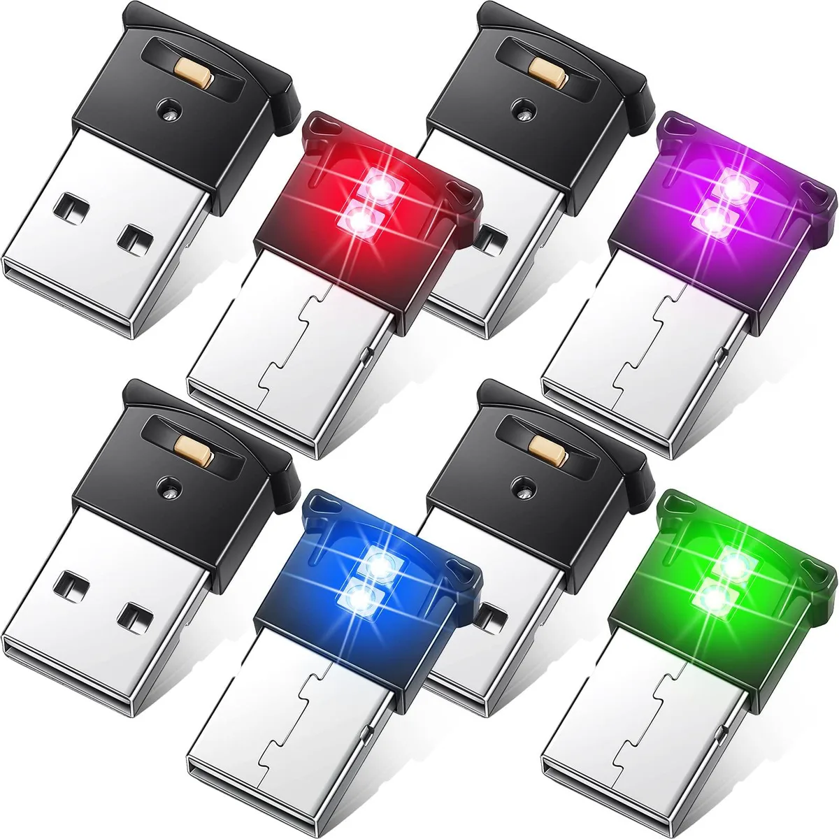  2 Pieces Interior Lighting 5v Smart Atmosphere Laptop Keyboard Office — product photo