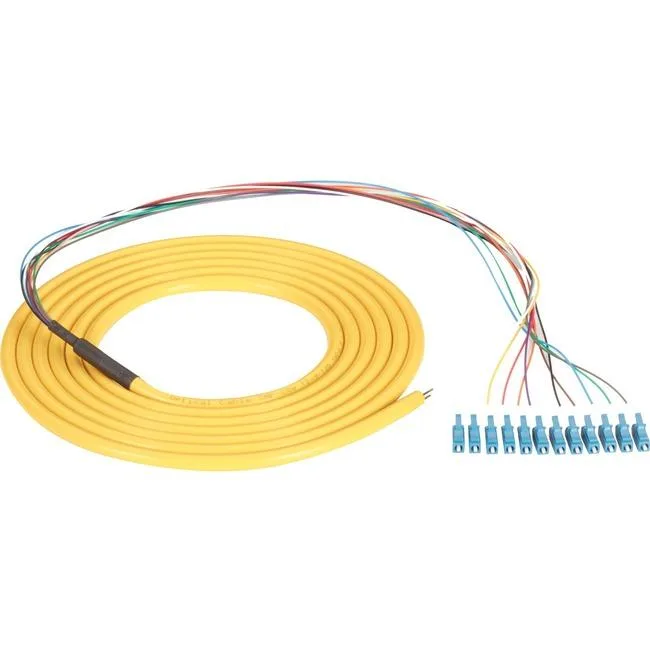 Black Box Corporation Black Box Corporation FOPT50S1-LC-12YL-3 12-strand single-mode fiber pigtail 9.84 ft — product photo