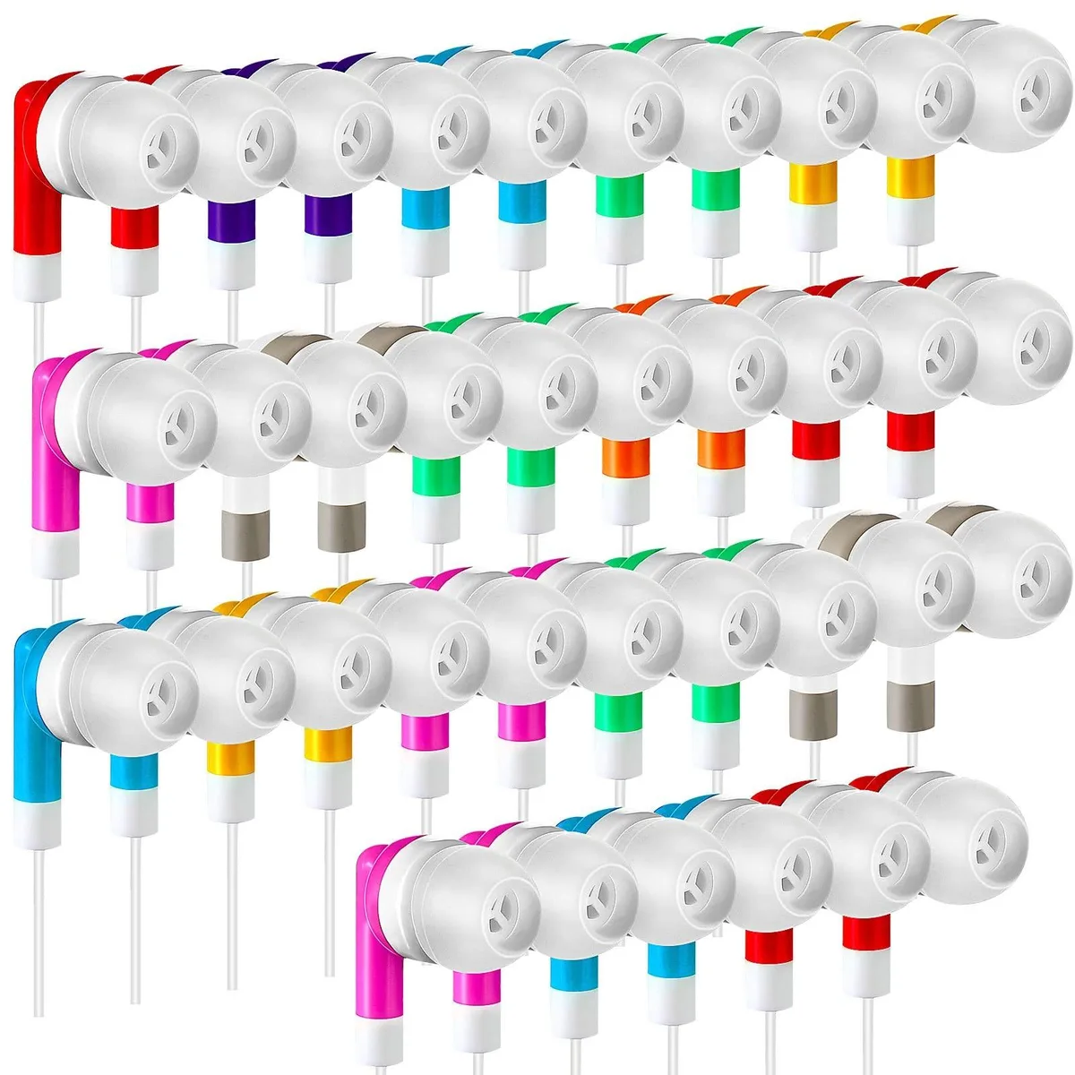 Alphacool Alphacool Earbuds 50 Pack 3.5 mm 1.2 m Mixed Colors — product photo