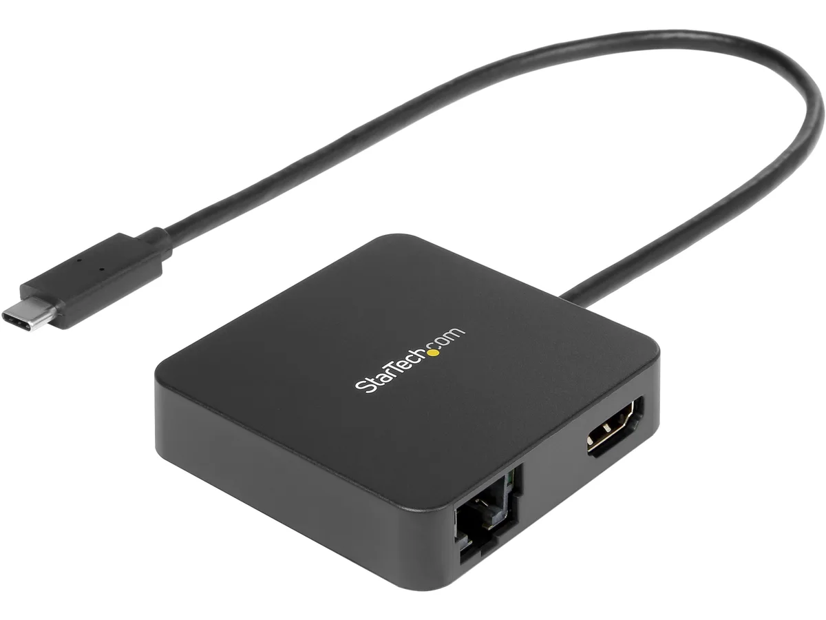 STARTECH STARTECH DKT30CHD USB-C multiport adapter 4K HDMI USB 3.0 Gigabit Ethernet — product photo