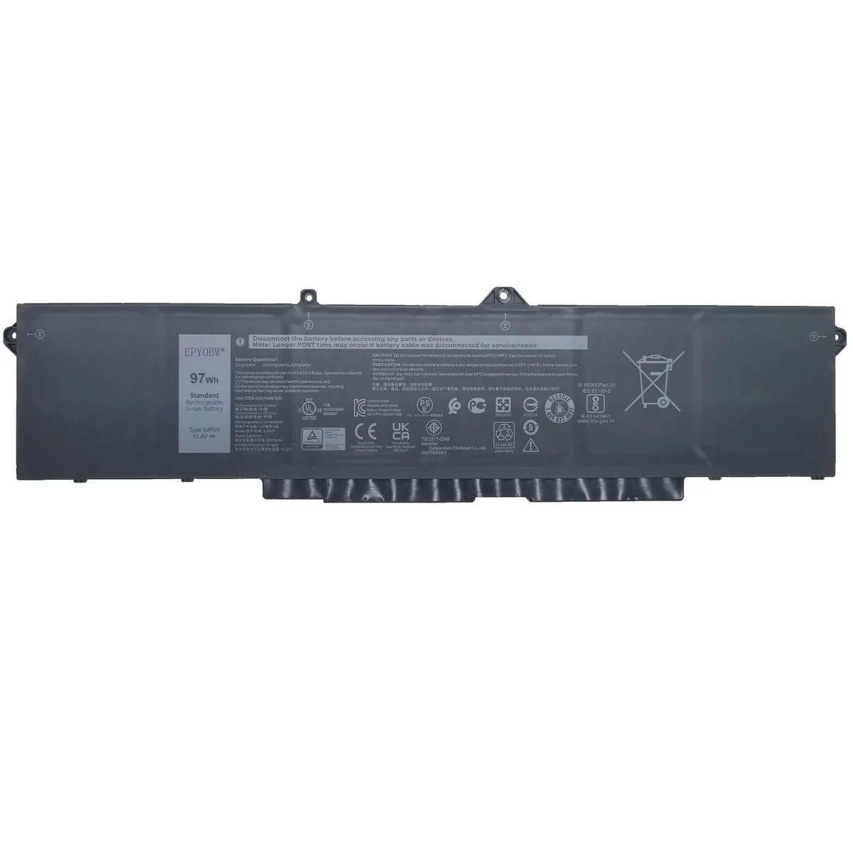 Bipra Bipra 9JRV0 97Wh 11.4V 6-Cell Battery 2 in 1 accessory — product photo