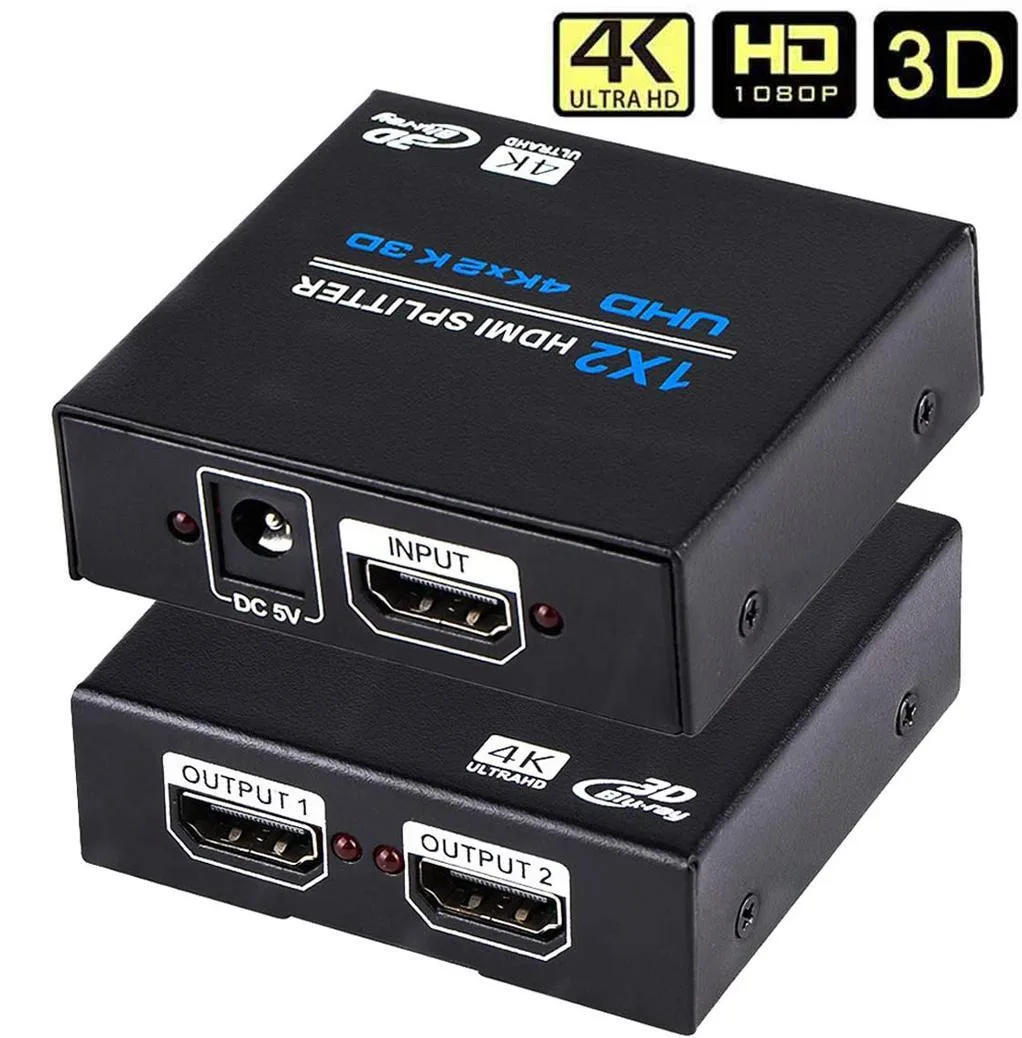WRIARICH WRIARICH OZF1 1x2 HDMI Splitter 4K 30Hz 1080P 60Hz 3D — product photo