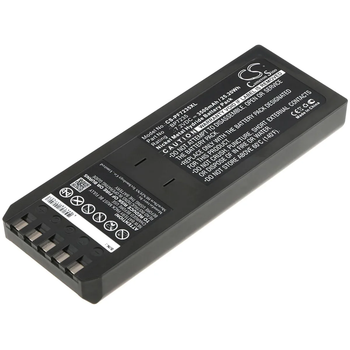 Centenex Electronics Centenex Electronics DS-CS-PF7235XL GPS Battery 3.5 Ah Ni-MH Black — product photo