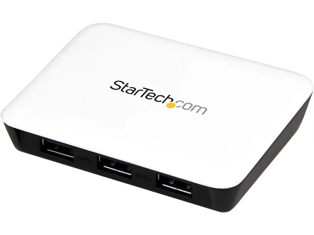 STARTECH STARTECH ST3300U3S USB 3.0 Micro-B to Gigabit Ethernet network card with 3 USB 3.0 A ports — product photo
