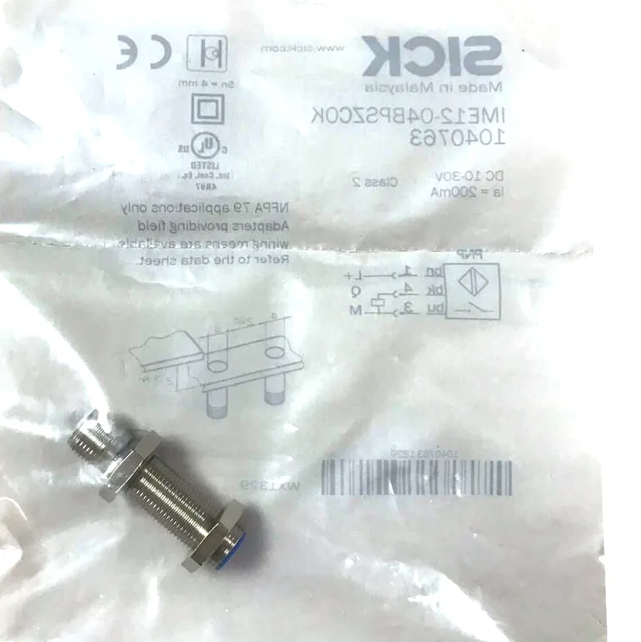 ZIBOO ZIBOO IME12-04BPSZC0K Inductive Proximity Sensor PNP 4mm M12 electrician tool — product photo