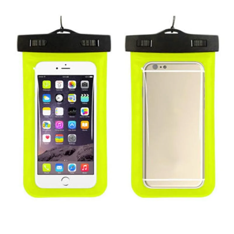 The Perfect Part The Perfect Part Waterproof Floating Phone Pouch 3 Pack Yellow 7.5 x 4.2 x .5 — product photo
