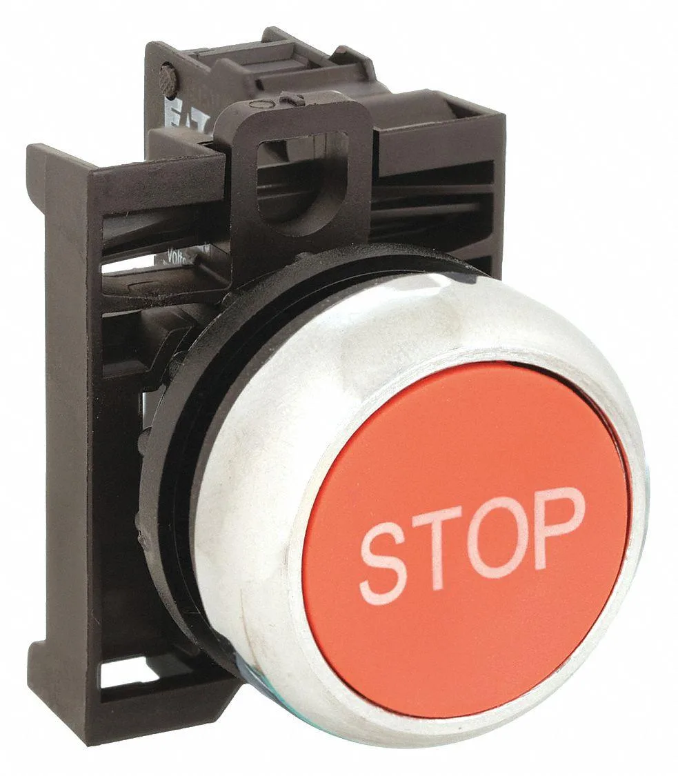 Eaton Eaton M22M-D-R-GB0-K01 22 mm Momentary Push Button 1NC Red IP66 IP67 IP69K — product photo