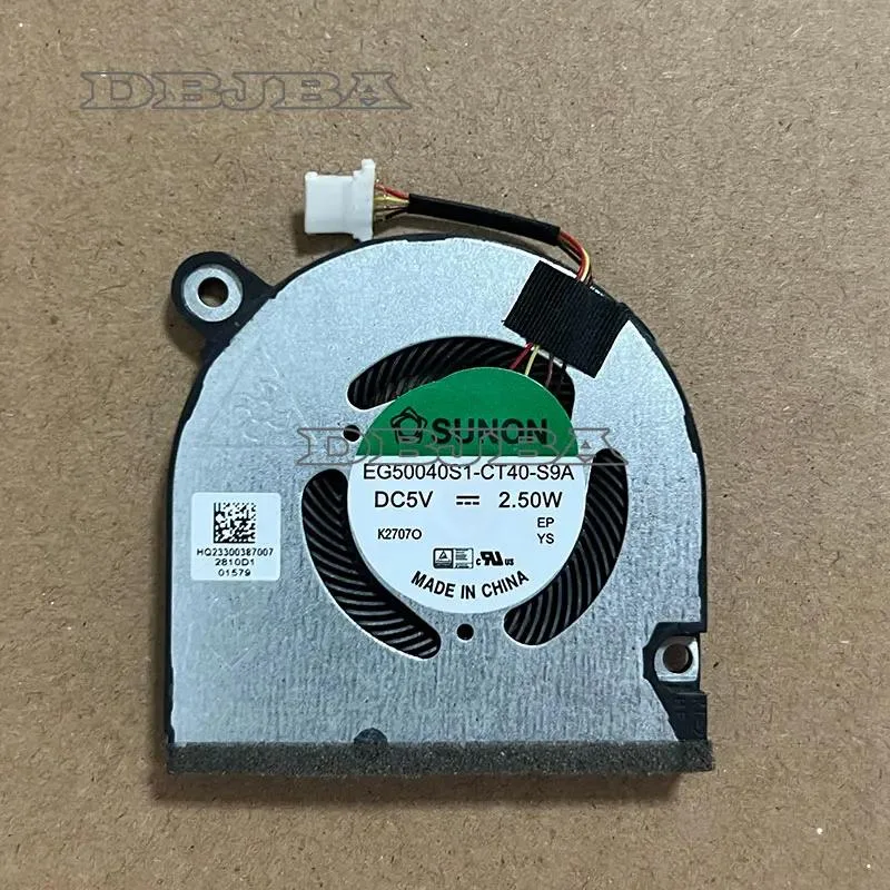 DBTLAP DBTLAP Laptop Cooling Fan for Acer Swift Edge SFE16-43 SF314-512 5V 2.50W 4PIN Short Cable — product photo